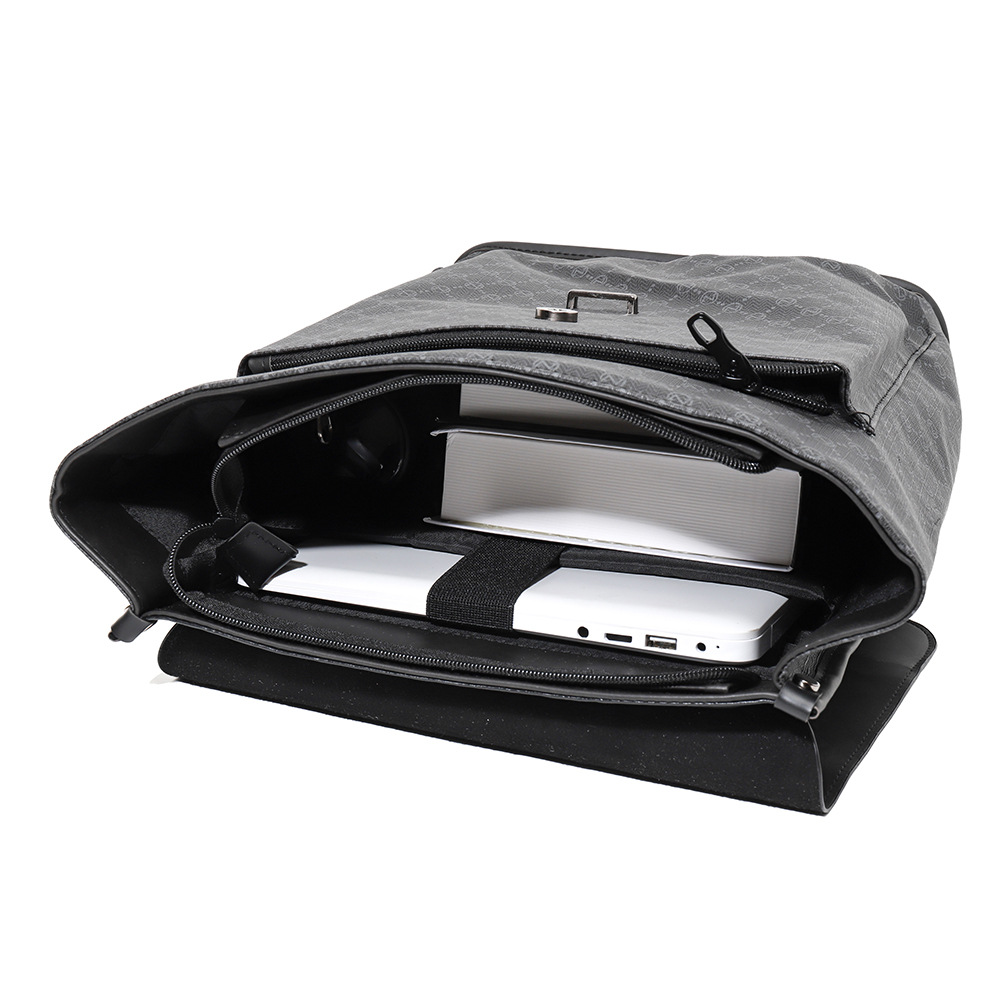 남성 체크 백팩