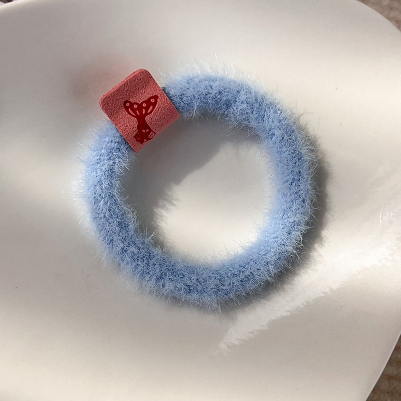 Pluche Haarelastieken Set