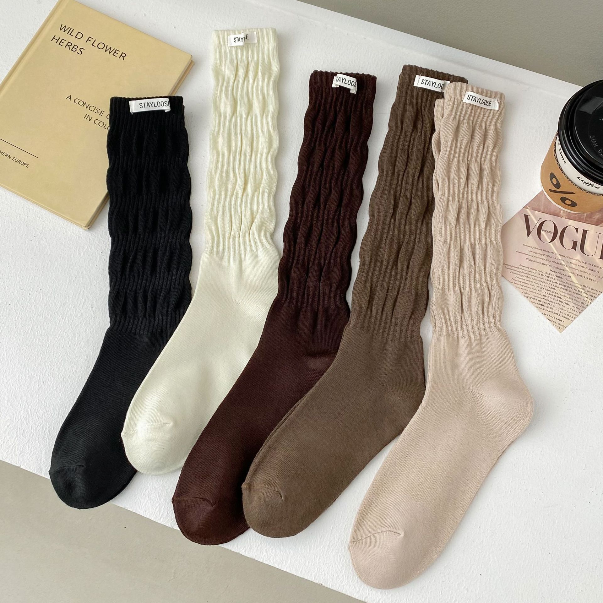 Meias de Algodão Meia Canela