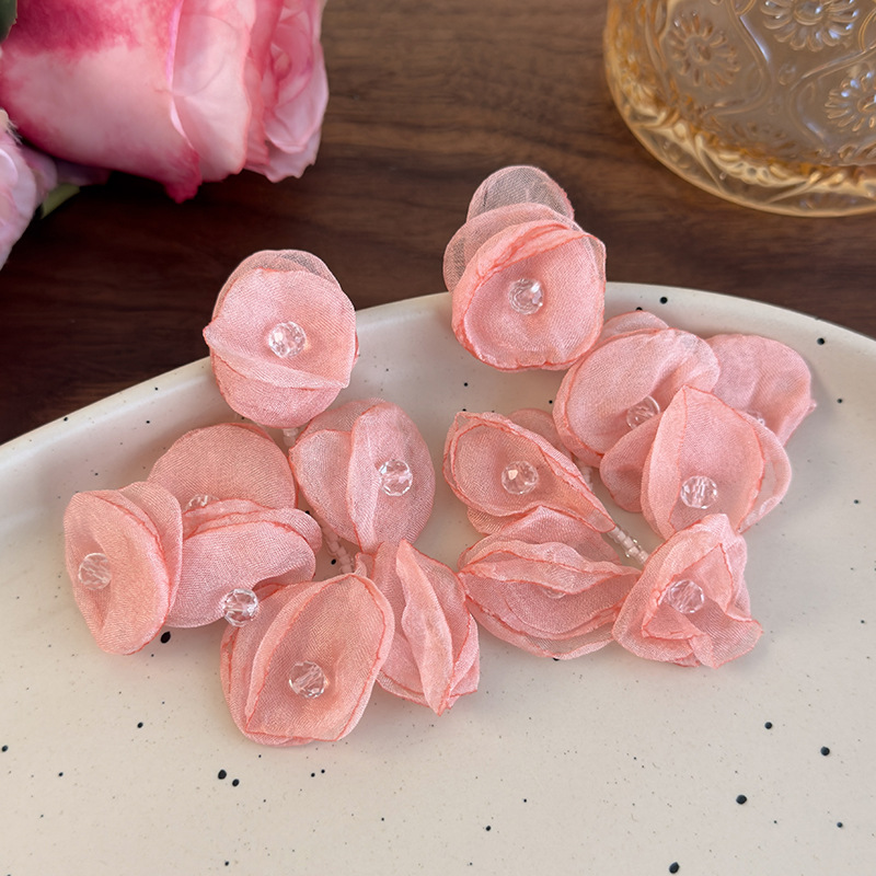 플로럴 술 비즈 귀걸이