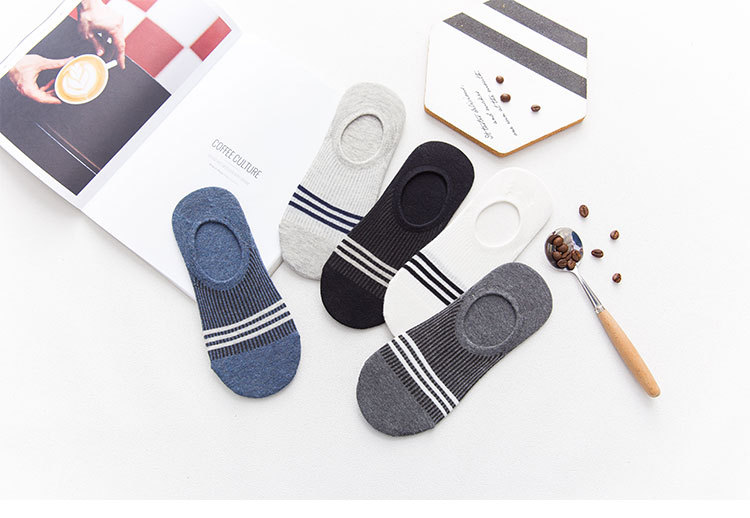 Calcetines Invisibles de Algodón para Hombre