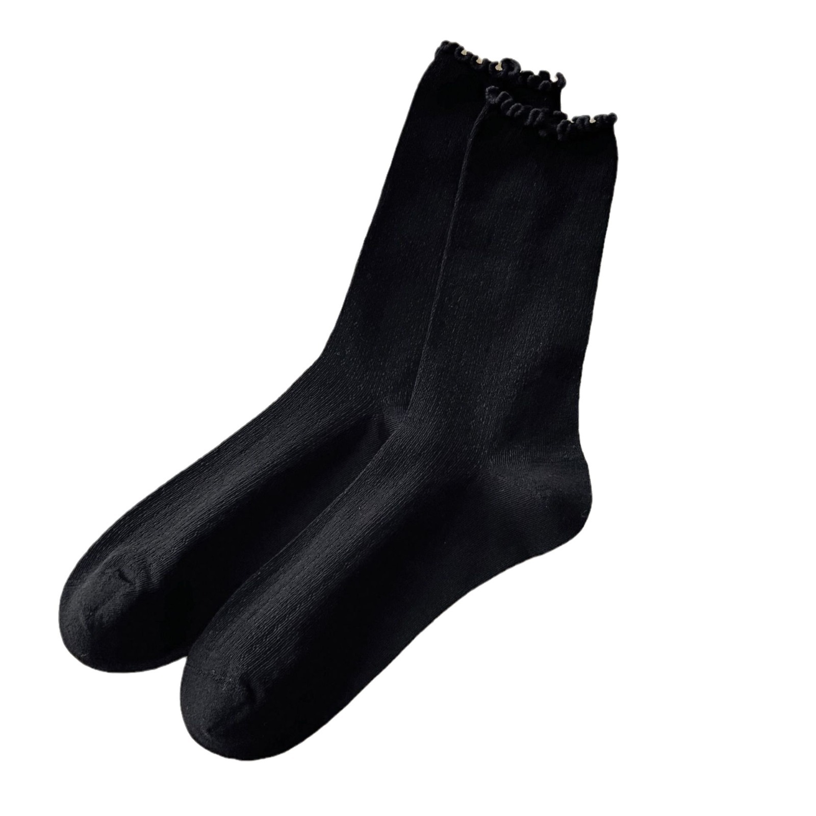 Meias Scrunch de Malha Sem Costura