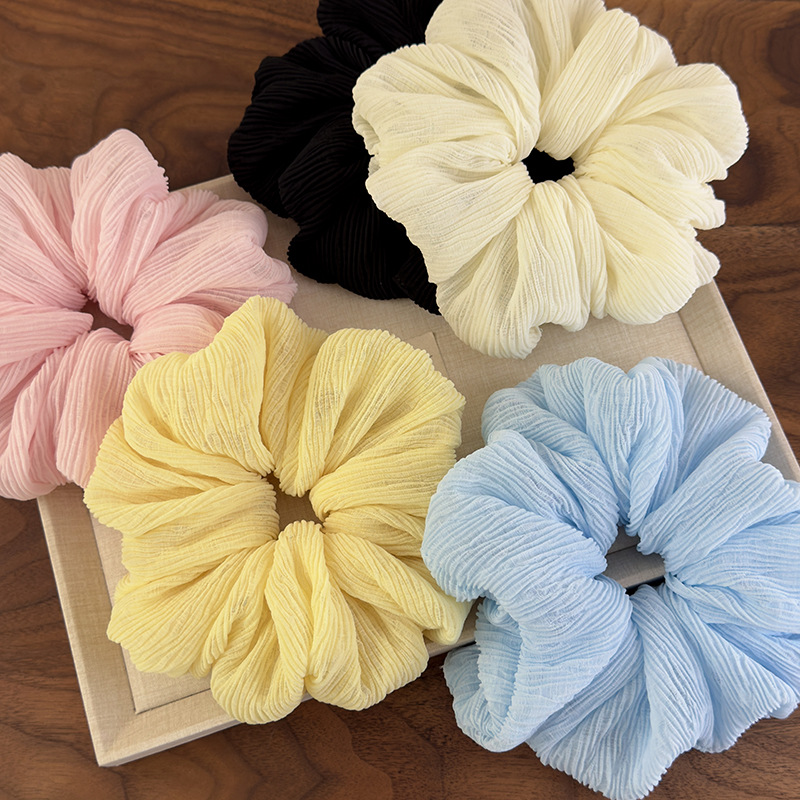 Prosta Plisowana Opaska do Włosów