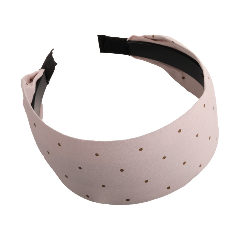 Bandă pentru Păr din Material Textil Lată cu Puncte