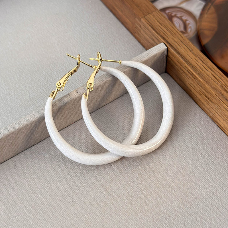 컬러풀 후프 귀걸이