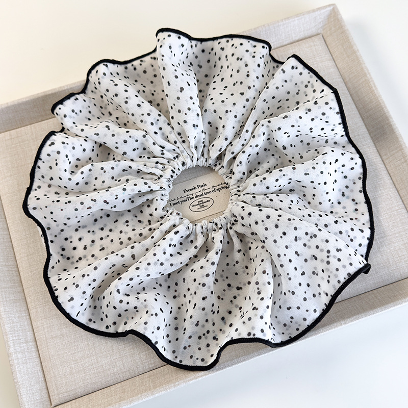 Polka Dot Hair Scrunchies