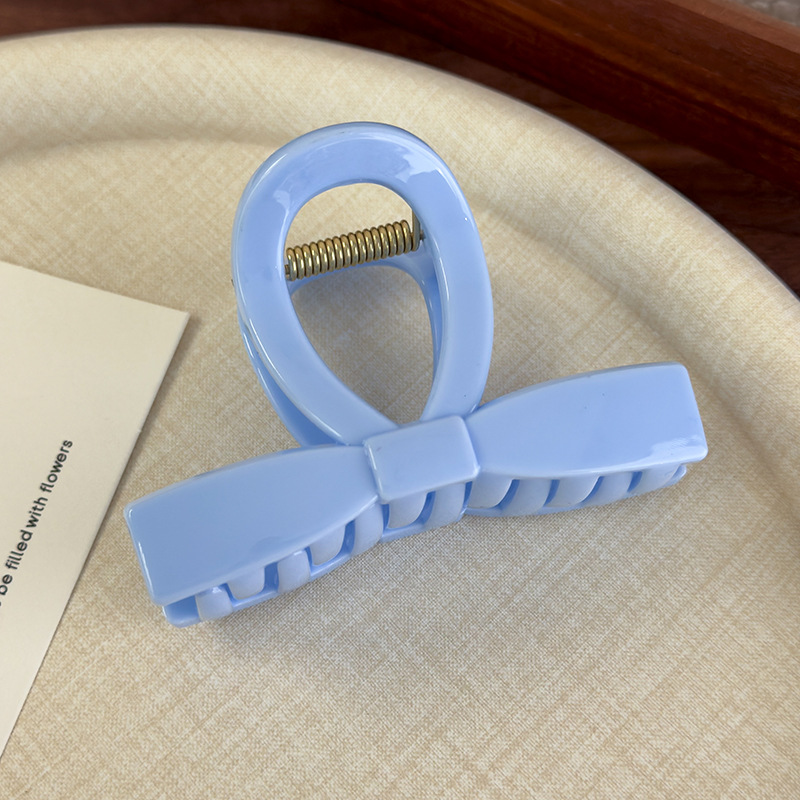 Agrafă de Păr Acrilică cu Fundiță