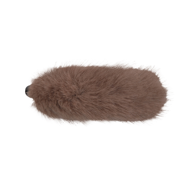 Miękka Pluszowa Spinka do Włosów Banan