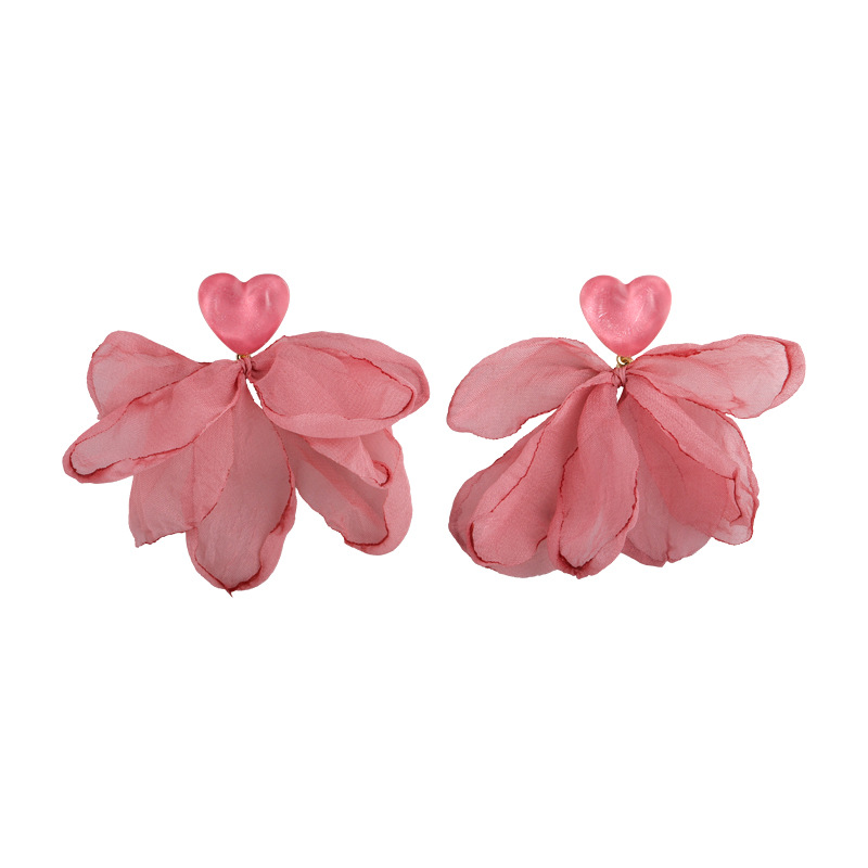 Heart Petal Earrings