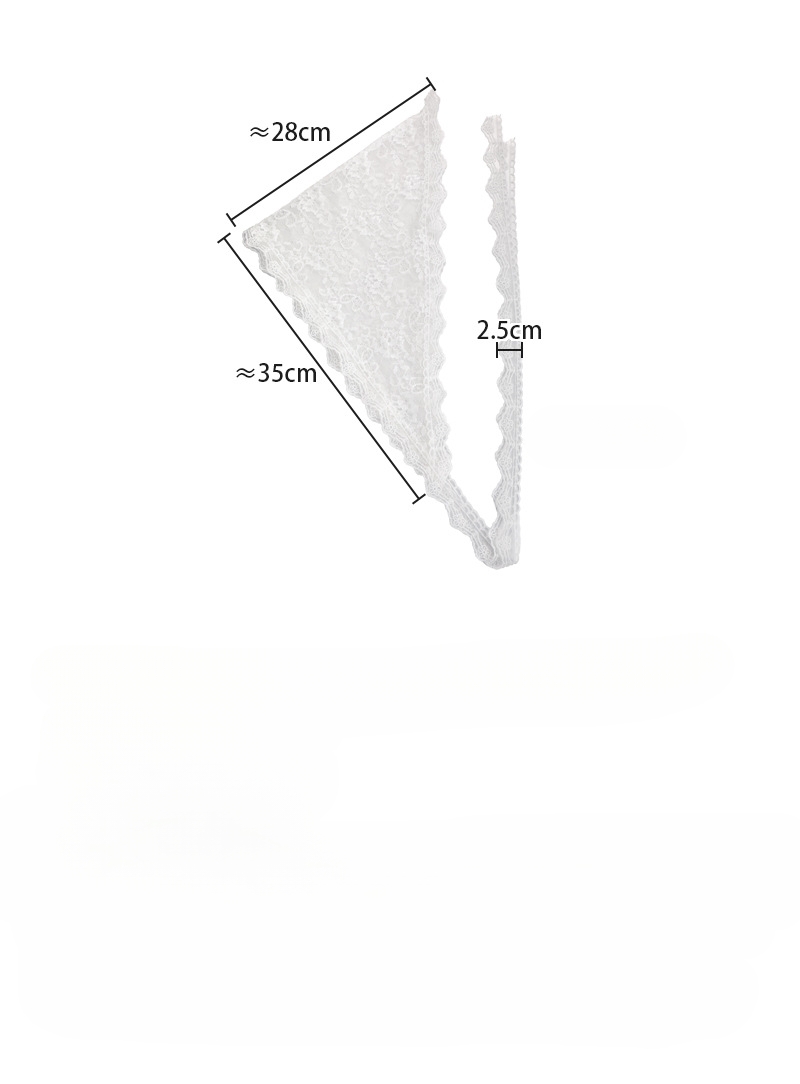 Lace Triangle Overskirt