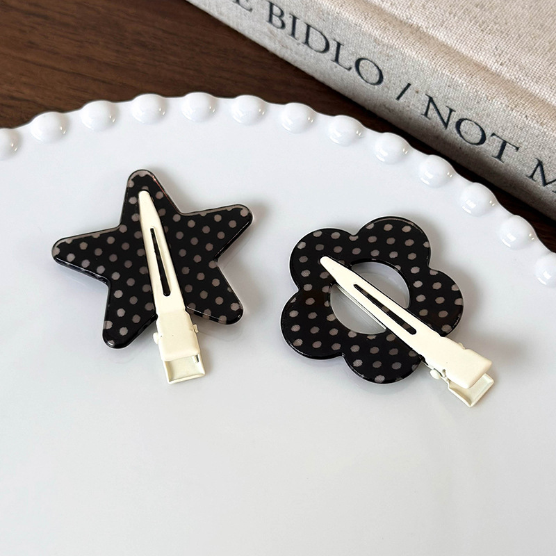 Polka Dot Hair Clips