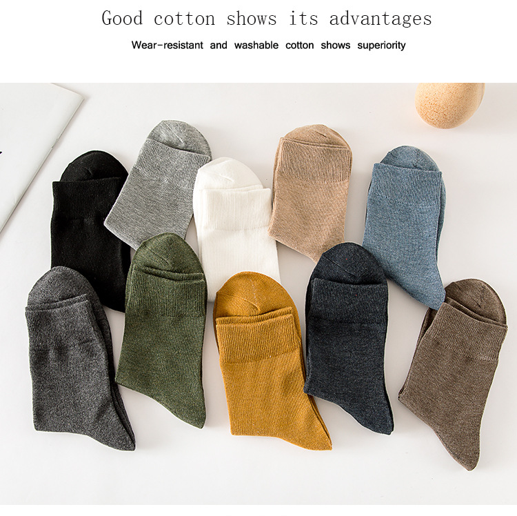 Meias de Algodão Meia-Altura