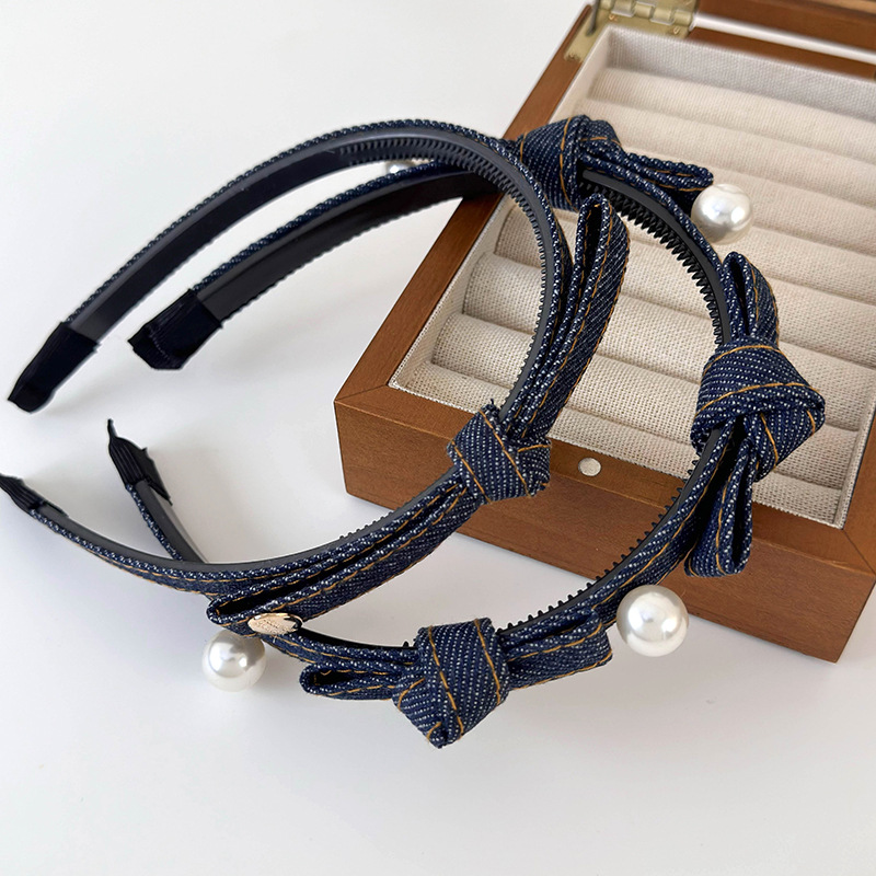 Pinza para el Pelo con Lazo Denim