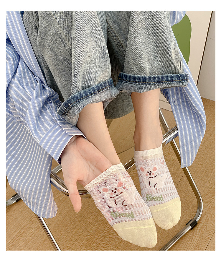 레이스 노쇼 양말 여성용