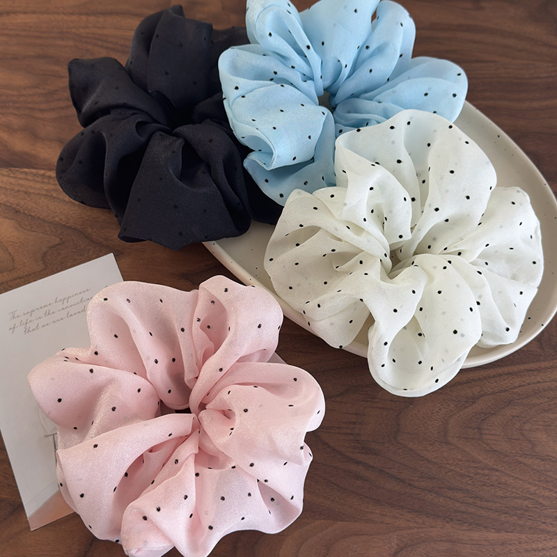 水玉ヘアスクランチー