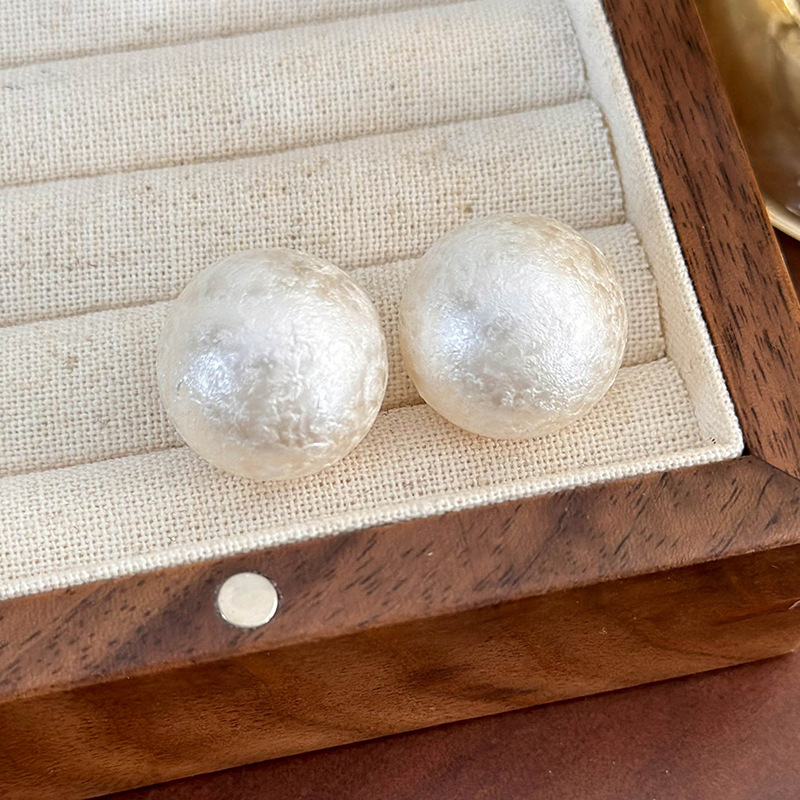 Orecchini con Pendenti a Petali Perlati Strass