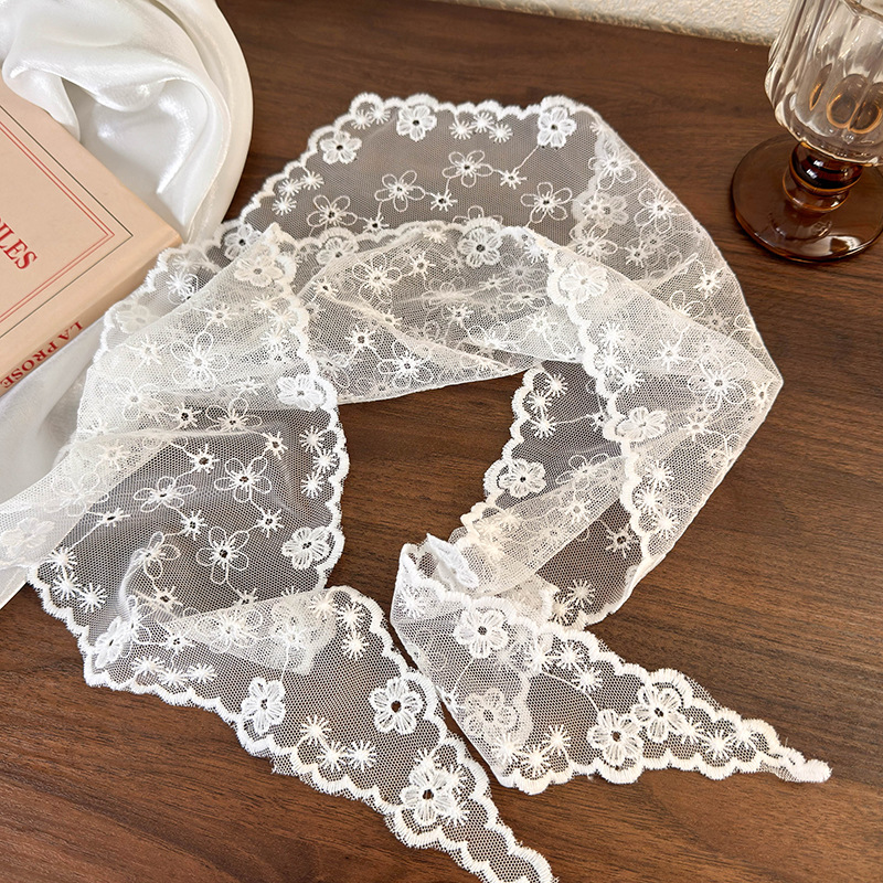 Lace Floral Headscarf