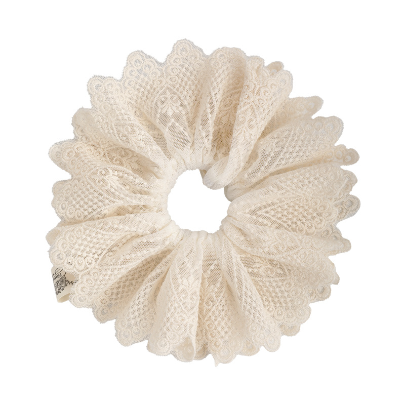 Hafciana Gumka do Włosów z Koronką