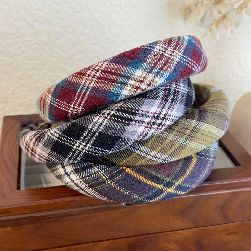 Diadema Preppy de Cuadros