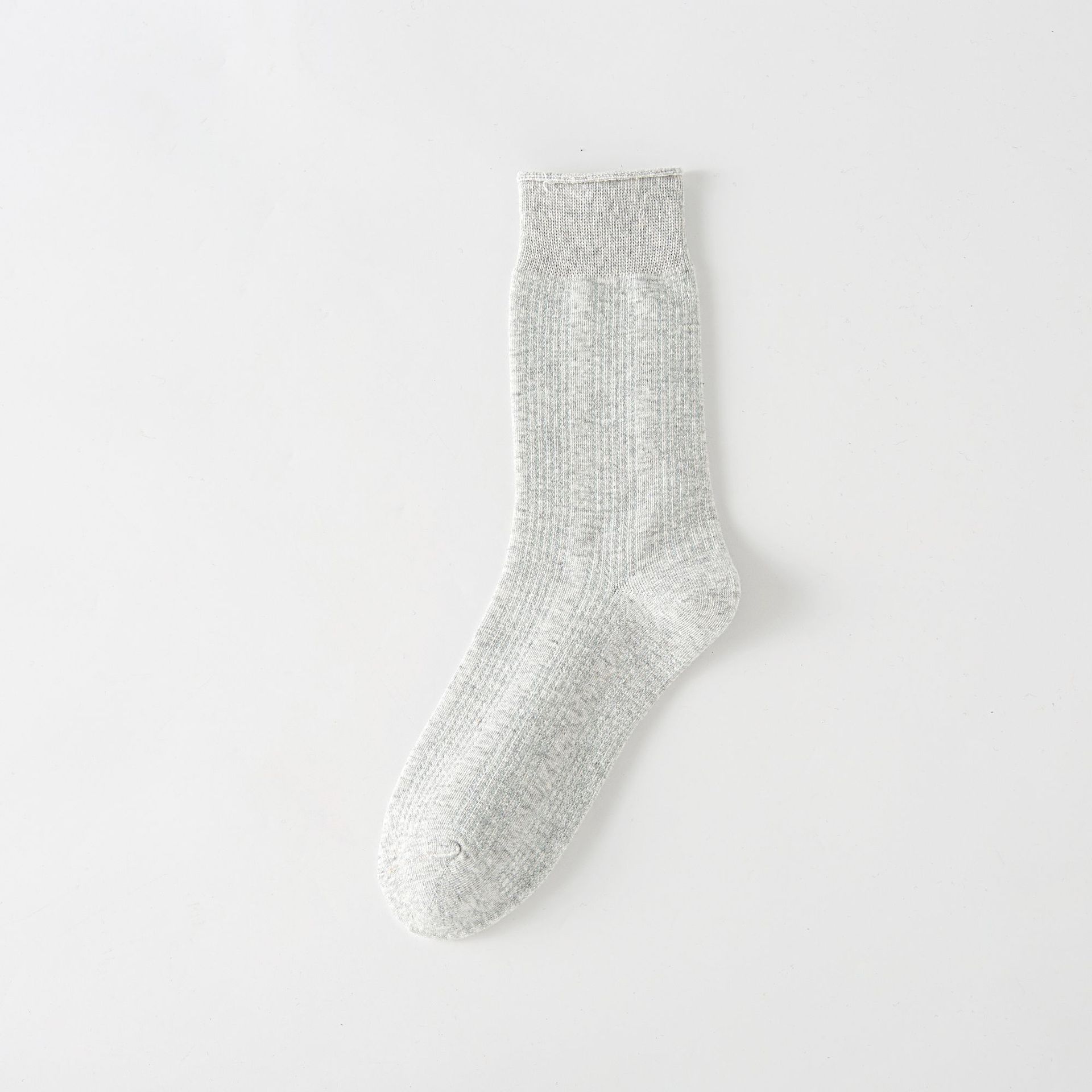 Meias de Algodão com Riscas para Mulher