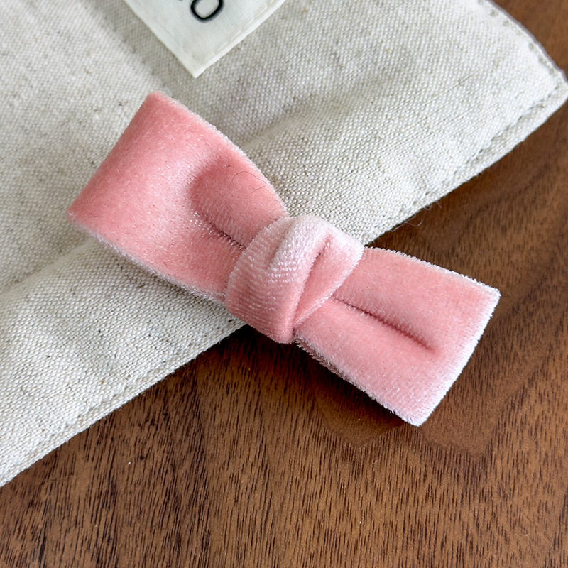 Κλιπς Μαλλιών Βελούδο με Φιόγκο