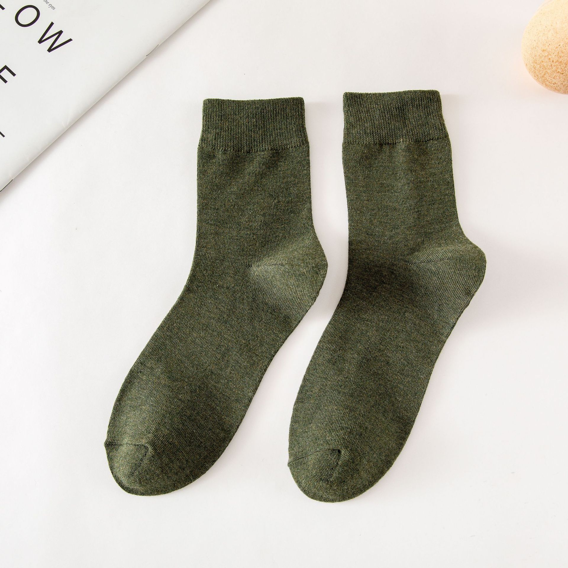 Meias de Algodão Meia-Altura