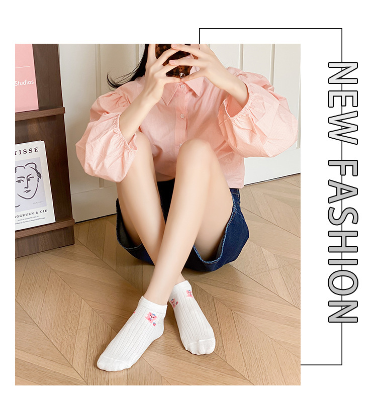 Жіночі бавовняні носки-невидимки