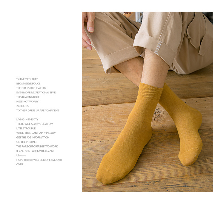 Meias de Algodão Meia-Altura