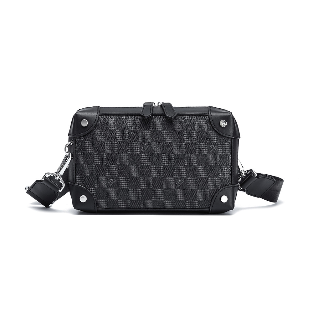 Mannen Ruitjesschoudertas