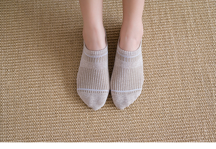 Women's No-Show Cotton Socks