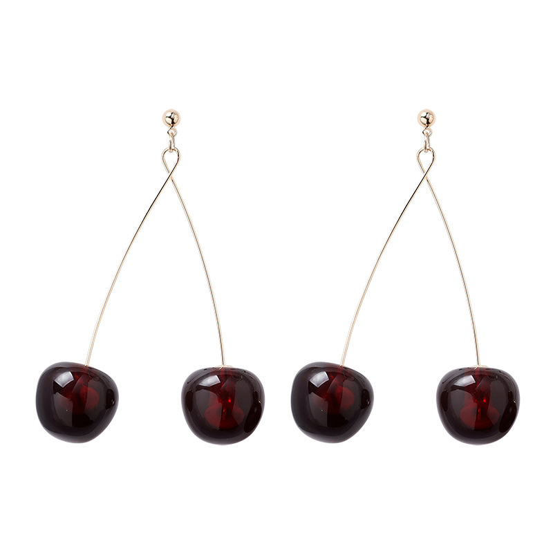 Cherry Drop Earrings