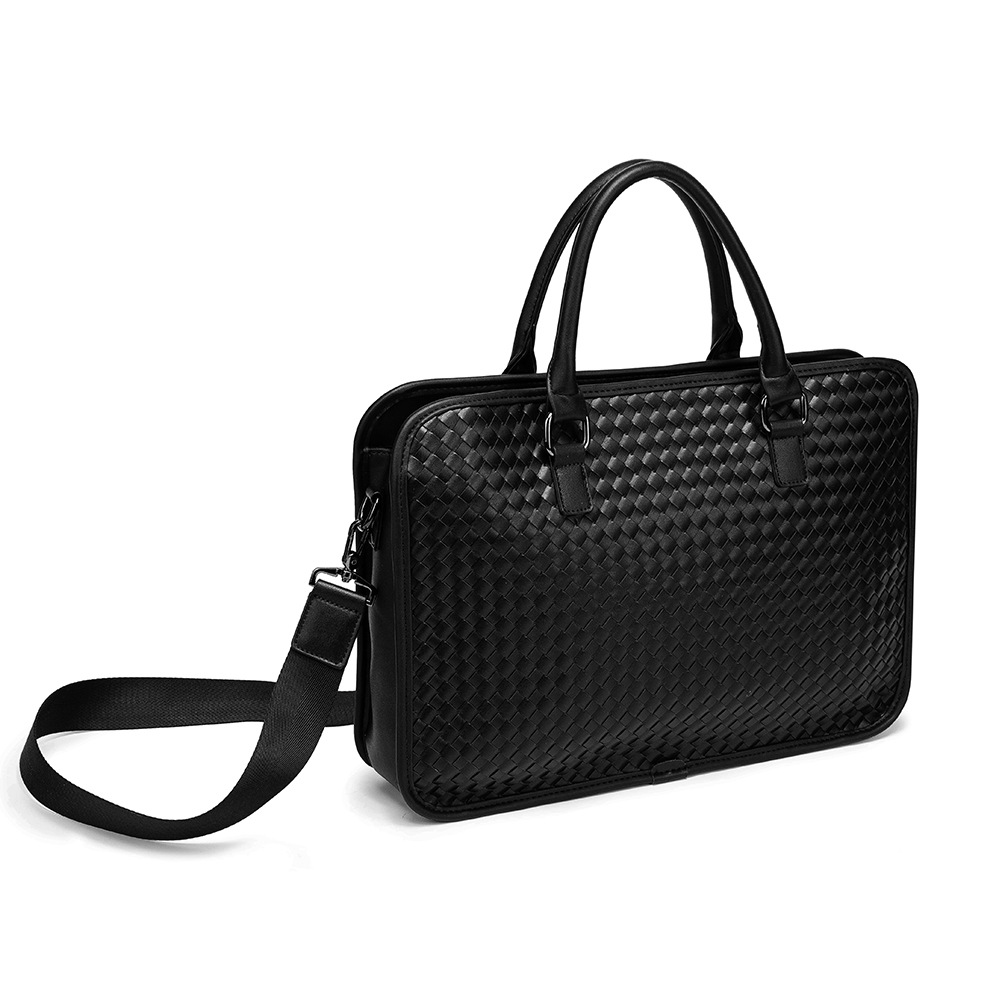 Gewebte Quertrage-Aktentasche für Herren