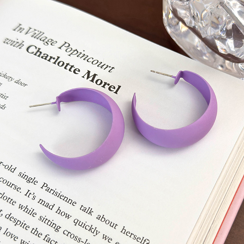 기하학 플라워 하트 귀걸이