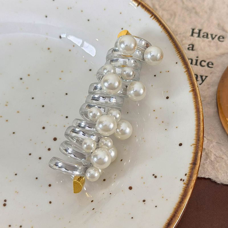 Élastiques à Cheveux Spiralés à Perles