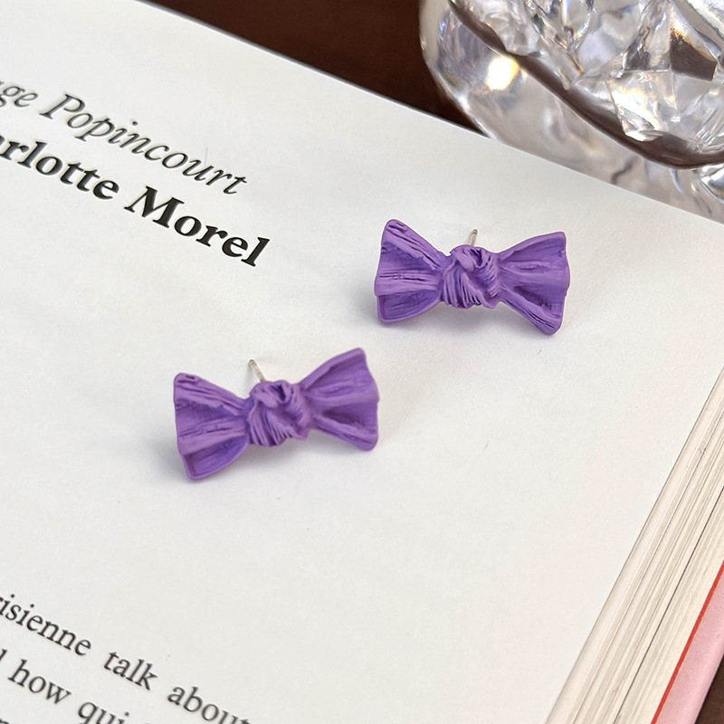 기하학 플라워 하트 귀걸이