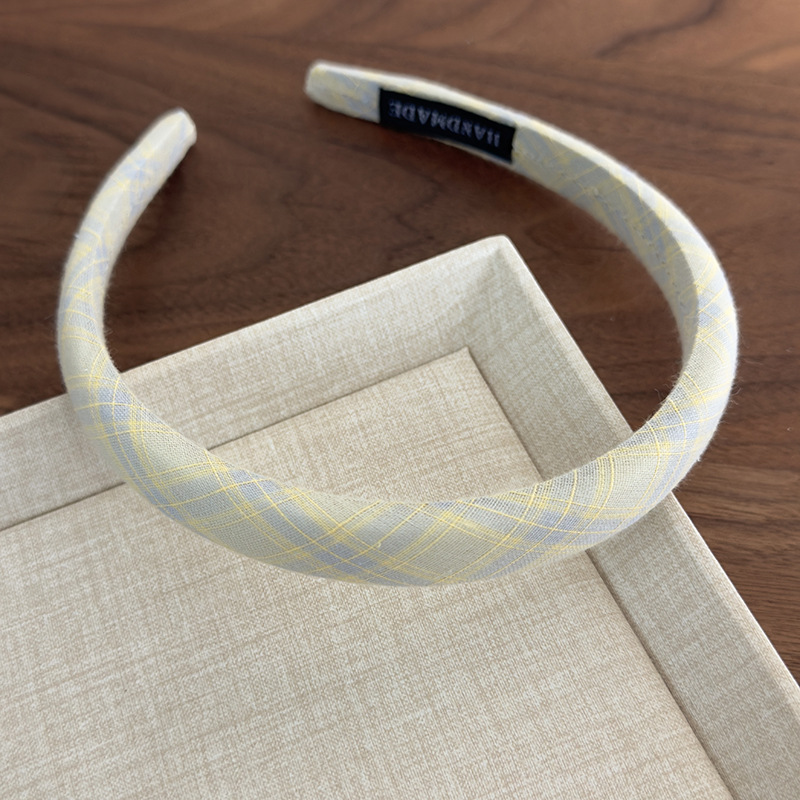 Cinta para el Cabello de Cuadros Pastel