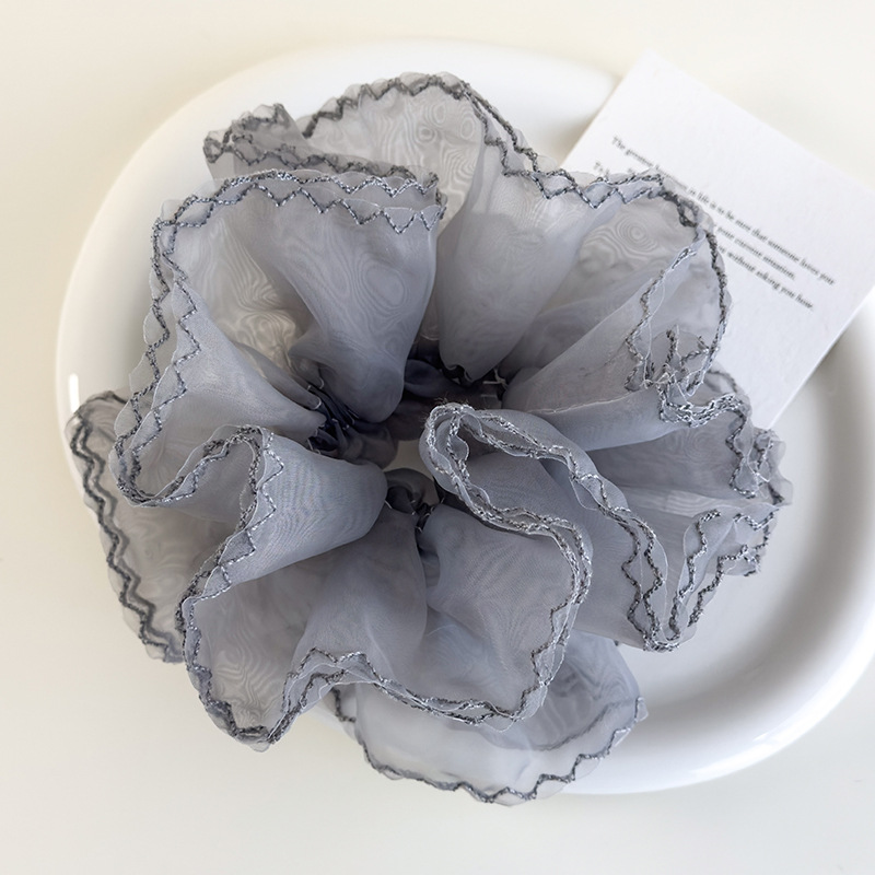 オーガンザプリーツスクランチー