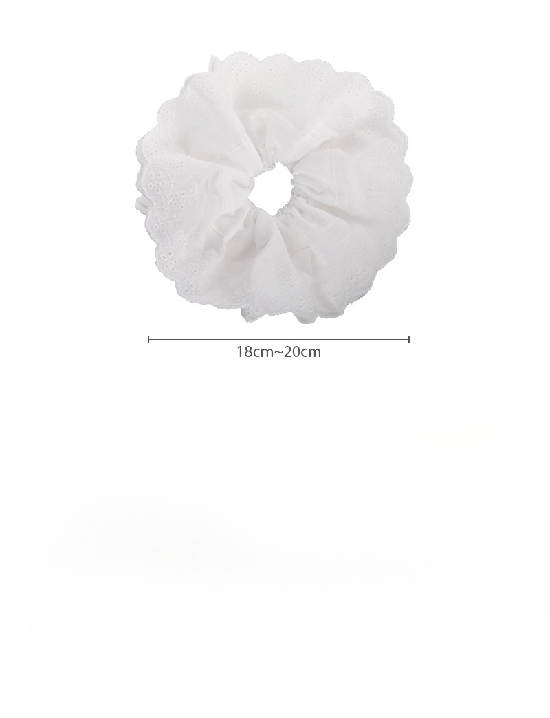 オーバーサイズレーススクランチ