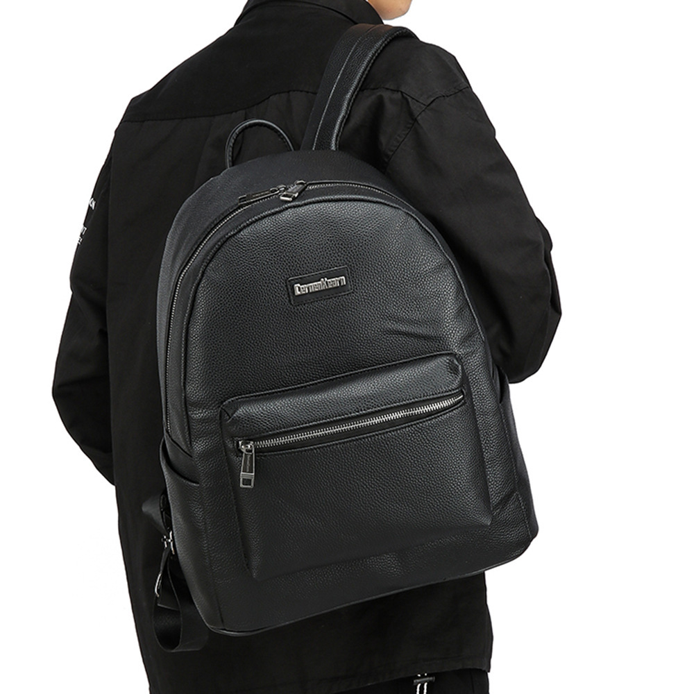 남성 빈티지 미니멀리스트 대용량 방수 노트북 백팩