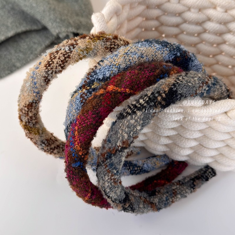 Cinta para el Cabello de Punto de Felpa