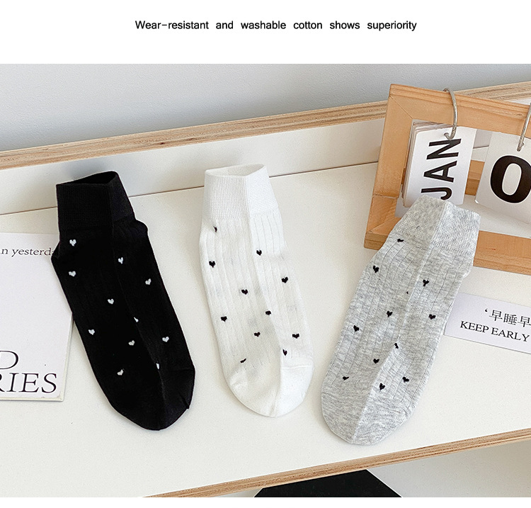 통기성 코튼 발목 양말