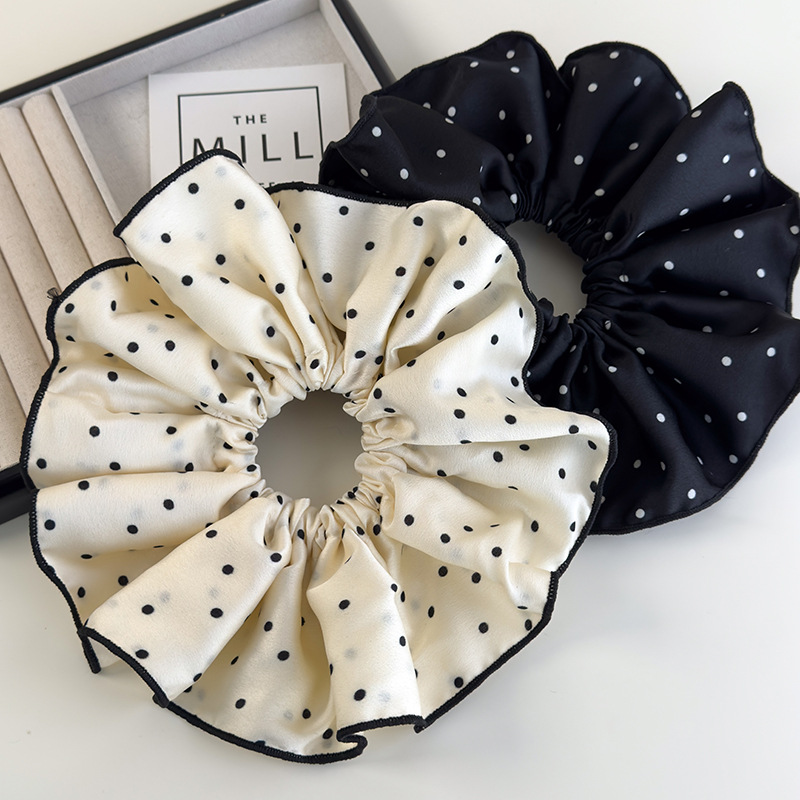 Prickig Satäng Spets Scrunchy