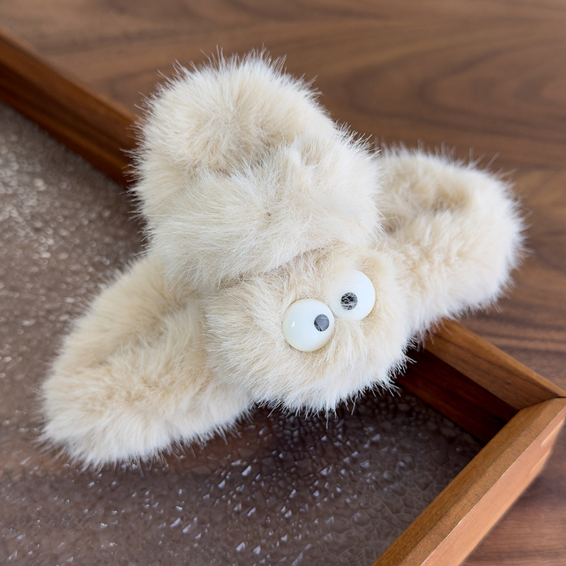 Άσχημο Γλυκό Πλισέ Κλιπ Μαλλιών με Μεγάλα Μάτια