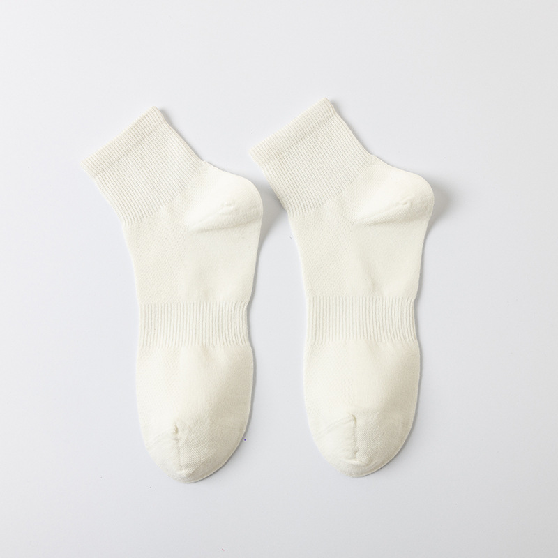 Meias Cano Médio de Algodão Anti-Pilling para Mulheres
