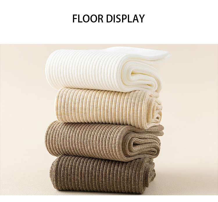 Meias de Algodão Penteado Meia Canela