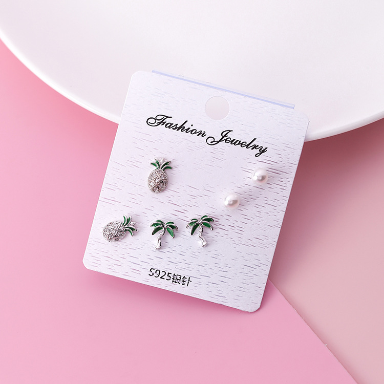 أقراط مثبتة فضة 925