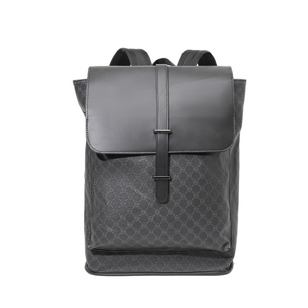 남성 체크 백팩