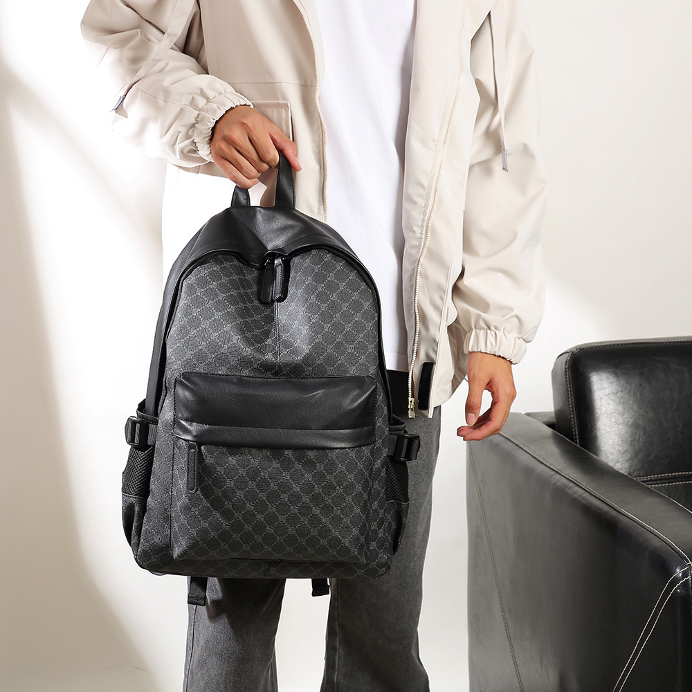 남성 플로럴 패턴 백팩