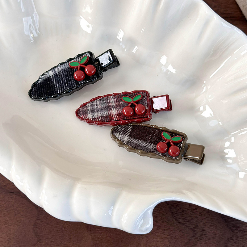 Agrafă de Păr cu Model Cireșe Dulci