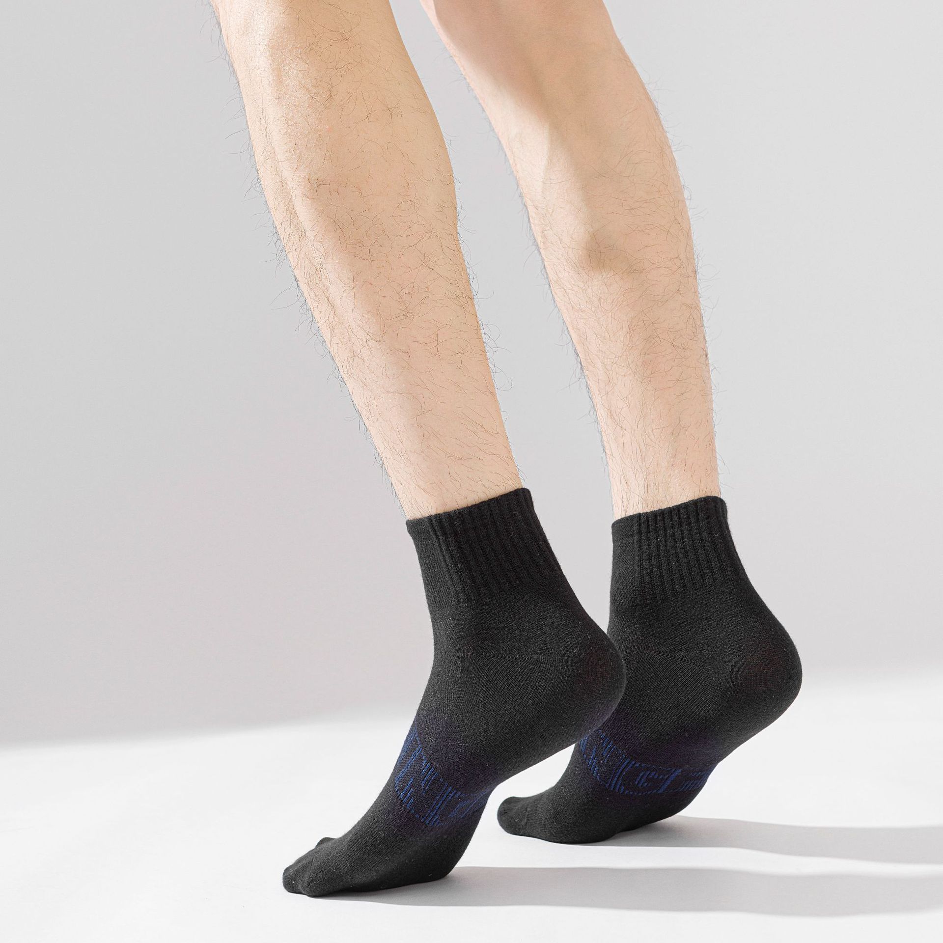 Kaus Kaki No-Show Pria Katun